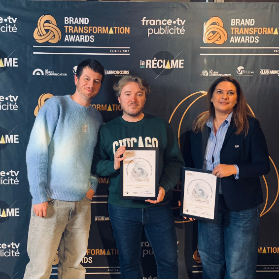 Guy Hoquet et Brainsonic Prix Argent des Brand Transformation Awards
